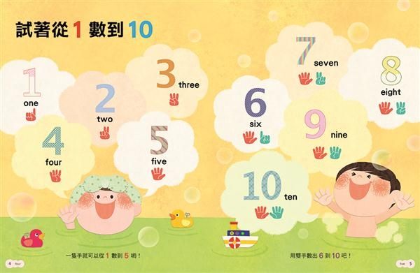 超好玩！到處都是數字的繪本（還可以學英文數數喔！）